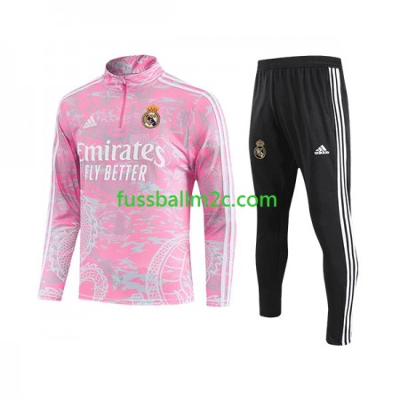 Real Madrid Dragon Rosa Sweatshirts Anzüge 2023-2024